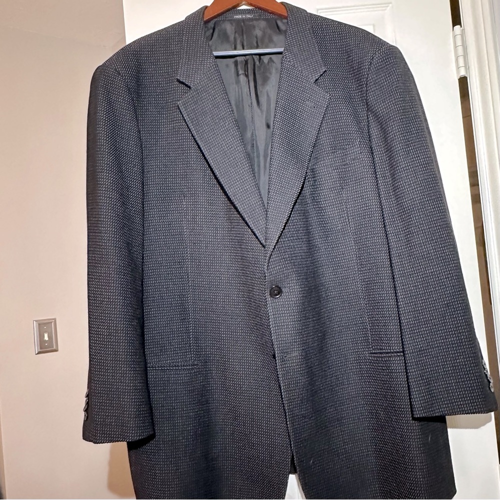 50R Armani Wool 2 Button Blazer
